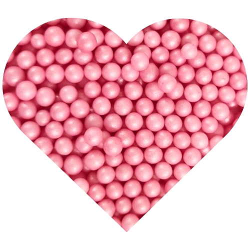 Perełki różowe 4 mm