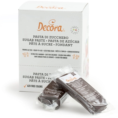 Masa cukrowa Decora lukier plastyczny Brązowy 100g.jpg