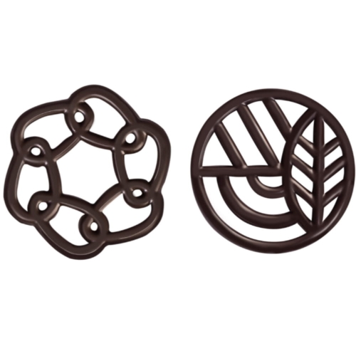 Inspiracja deserowe ażurki czekoladowe dekoracje Barbara 260szt