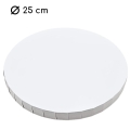 Biały podkład stryrodurowy powlekany 25 cm