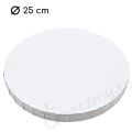 Podkład pod tort bardzo gruby powlekany styrodur Biały 25cm