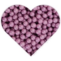 Perełki pastelowe fioletowe 4mm posypka cukrowa 60g