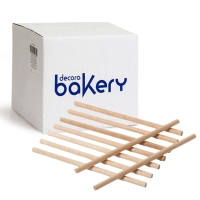 Patyczki do lodów lizaków drewniane okrągłe 16cm 1000szt