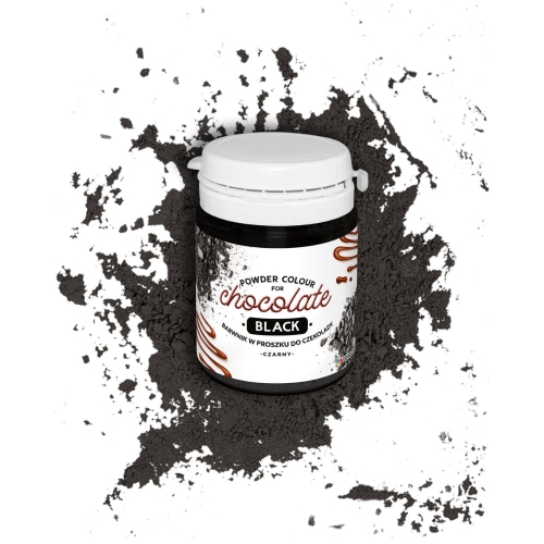 Barwnik do czekolady w proszku Czarny 20g