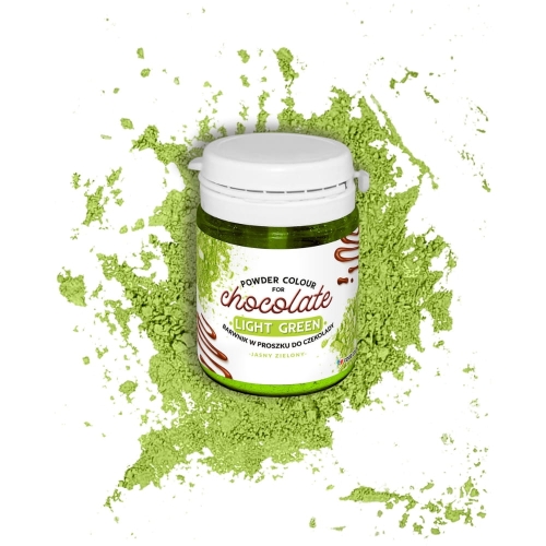 Barwnik do czekolady w proszku Zielony Jasny 20g