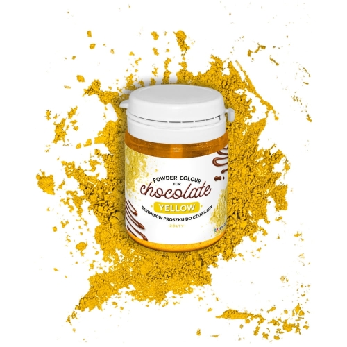 Barwnik do czekolady w proszku Żółty 20g