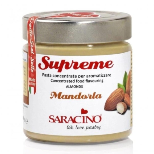 Aromat w kremie Migdałowy pasta smakowa Saracino 200g