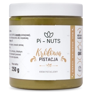 Krem pistacjowy Królowa pistacja bez cukru Pi-Nuts 250g