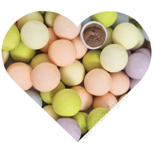 Choco Balls posypka czekoladowe kulki draże pastelowe 250g