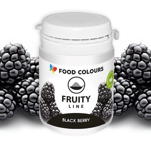 Barwnik naturalny w proszku Black Berry Fruity Line Czarny 15g