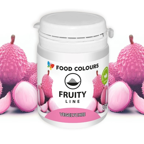 Barwnik naturalny w proszku Vege Lychee Fruity Line Różowy 20g