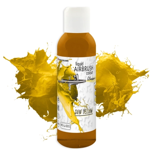 Barwnik w płynie do aerografu Żółty Słoneczny 135ml