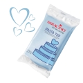 Masa cukrowa na tort Saracino Pasta Top Baby Blue Jasny Błękit 1kg
