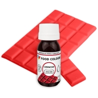 Barwnik w płynie do białej czekolady Czerwony 18ml