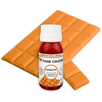 Barwnik w płynie do białej czekolady Pomarańczowy 18ml