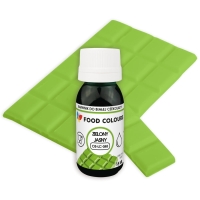 Barwnik w płynie do białej czekolady Jasny Zielony 18ml