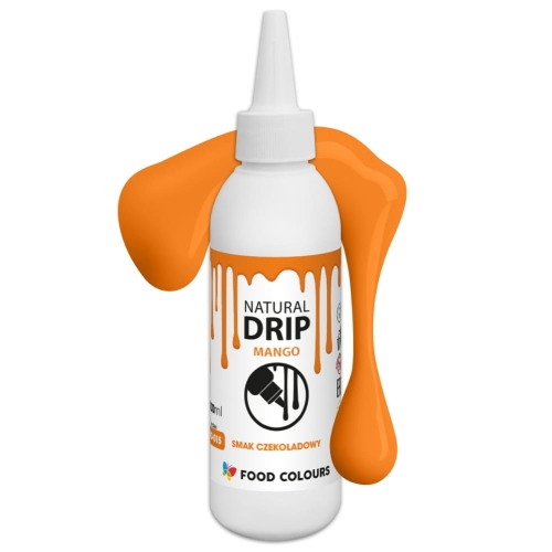 Drip do tortu polewa zastygająca Mango Pomarańczowa 100ml