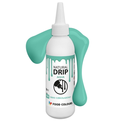 Drip do tortu polewa zastygająca Food Colours Turkusowa 100ml