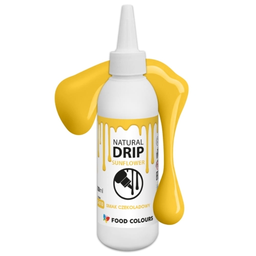Drip do tortu polewa zastygająca Food Colours Żółta 100ml
