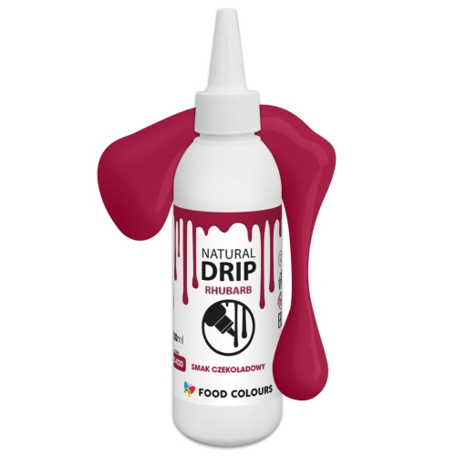 Drip do tortu polewa zastygająca Food Colours Czerwona 100ml