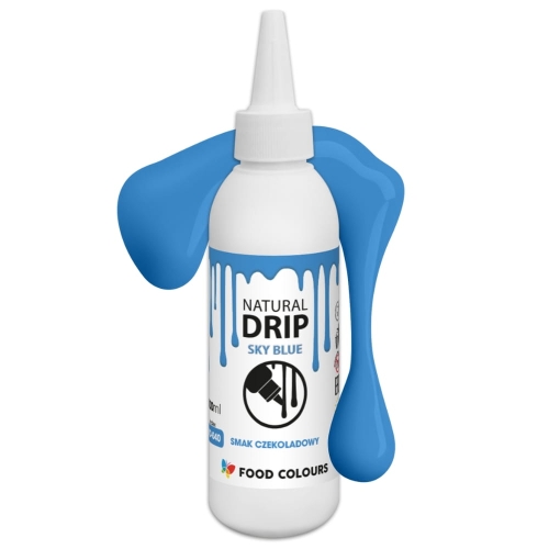 Drip do tortu polewa zastygająca Food Colours Niebieska 100ml