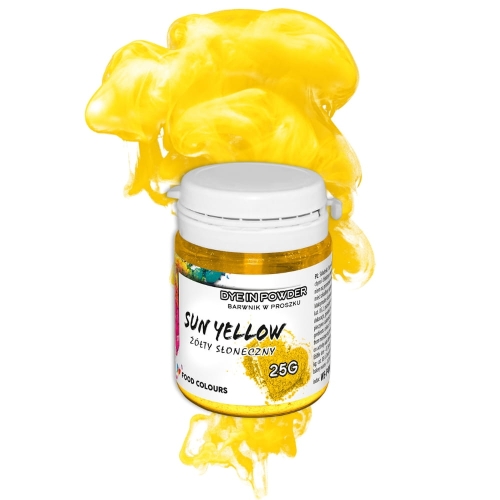 Barwnik spożywczy w proszku Słoneczny Żółty 25g