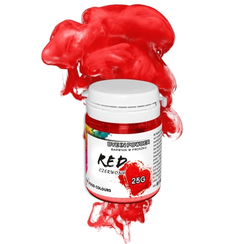 Barwnik spożywczy w proszku Czerwony 25g