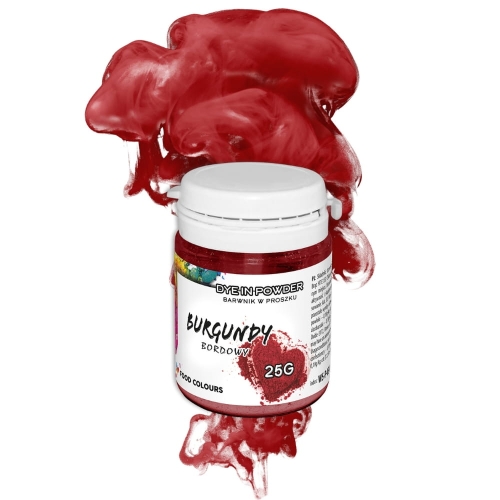Barwnik spożywczy w proszku Bordowy 25g