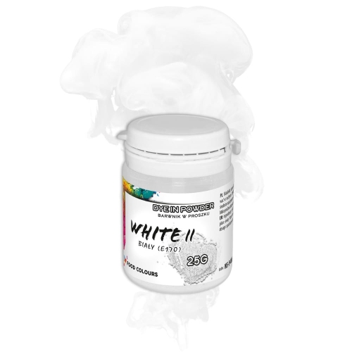 Barwnik spożywczy w proszku White II Biały 25g