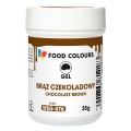 Barwnik spożywczy żel Food Colours Brązowy Czekoladowy 35g