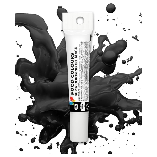 Barwnik spożywczy żel w tubce Food Colours Czarny 20g
