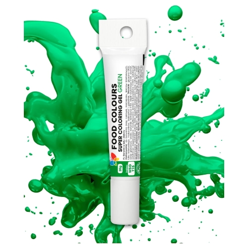 Barwnik spożywczy żel w tubce Food Colours Zielony 20g