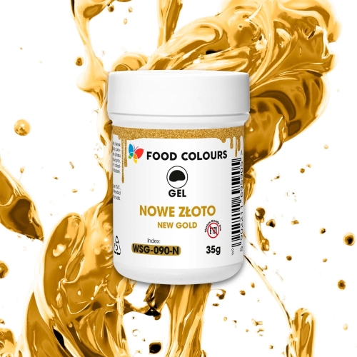 Barwnik w żelu w kolorze New Gold