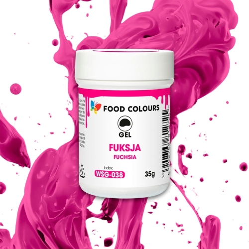 Barwnik w żelu w kolorze Fuchsia