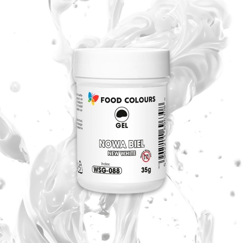 Barwnik spożywczy żel Food Colours Biały 35g