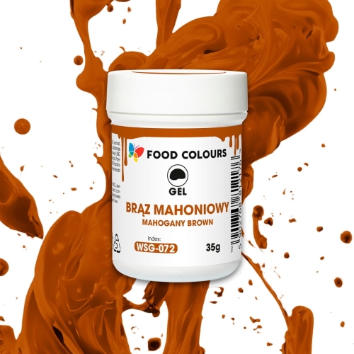 Barwnik w żelu w kolorze Brąz Mahoniowy