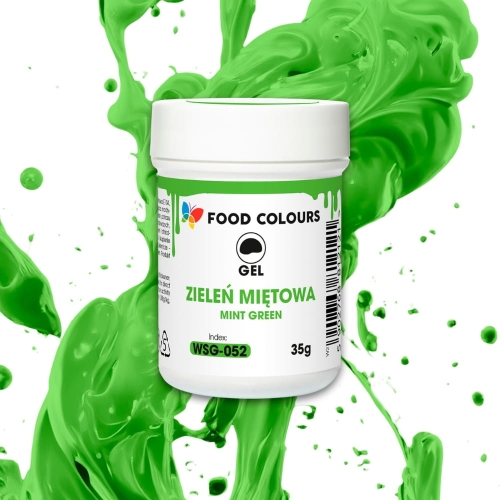 Barwnik w żelu w kolorze Zieleń Miętowa