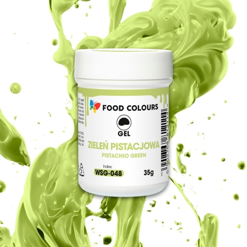 Barwnik w żelu w kolorze Zieleń Pistacjowa