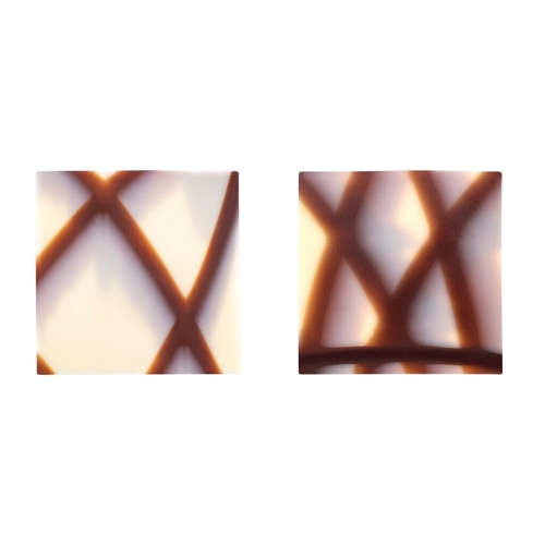 Kwadraty Marble czekoladowe dekoracje Marble Art 390szt