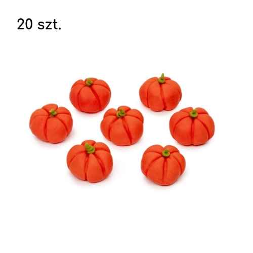 Dynie na Halloween dekoracje cukrowe 3D 20szt