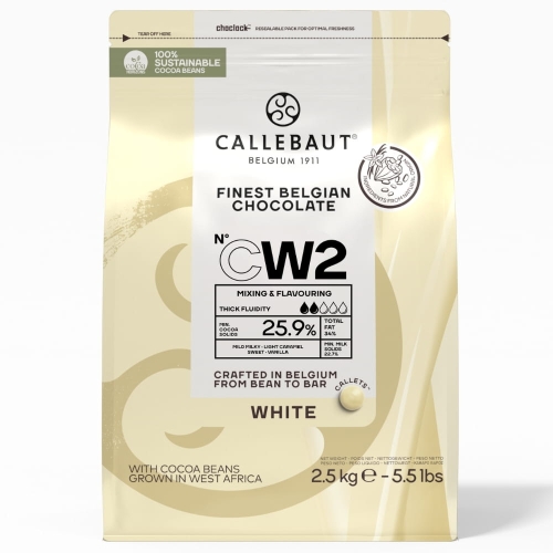 Biała czekolada 25,9% Callebaut Receptura CW2 2,5kg