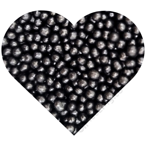 Perełki Maczki czarne 2mm posypka cukrowa 60g