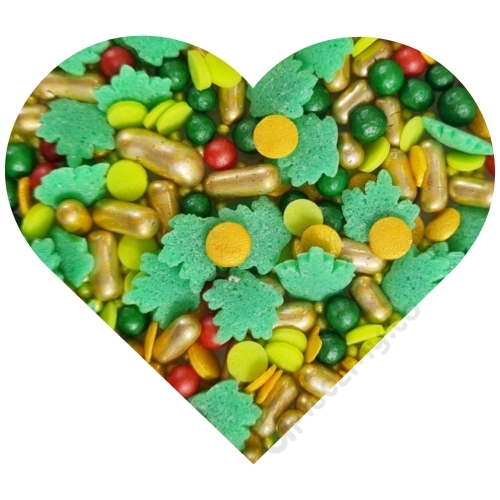 Kolorowa posypka cukrowa Las Jesienny mix 60g