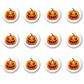 Beza dynia beziki 2,5cm dekoracja cukrowa na Halloween 12szt