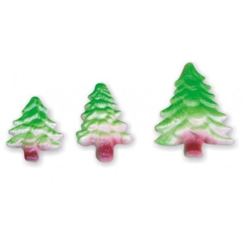 Choinki świąteczne figurki cukrowe 3 wielkości 50szt
