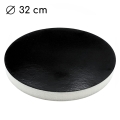 Podkład styrodurowy z czarnym krążkiem bardzo gruby fi 32cm
