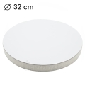 Podkład styrodurowy z białym krążkiem bardzo gruby fi 32cm