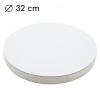 Podkład styrodurowy z białym krążkiem bardzo gruby fi 32cm
