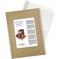 Papier jadalny skrobiowy A4 bez cukru Saracino Biały 25szt