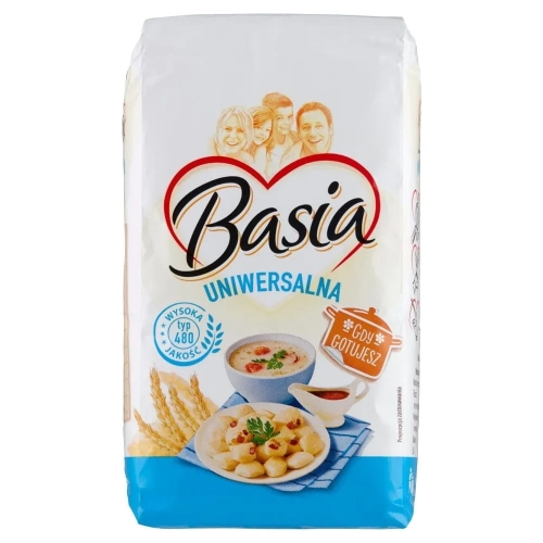Mąka pszenna typ 480 Basia Uniwersalna 1kg